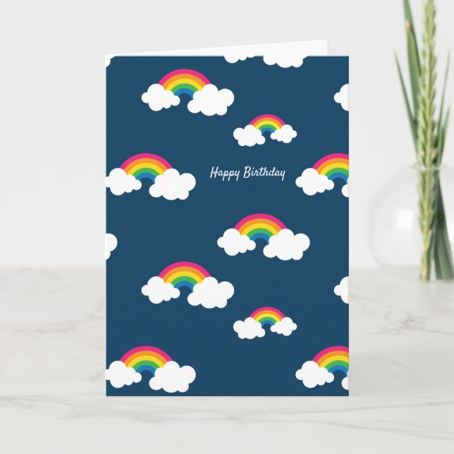 Regnbågskort Kort (Framsida)