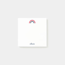 Regnbågskript, Namn, Personlig Post-it Block