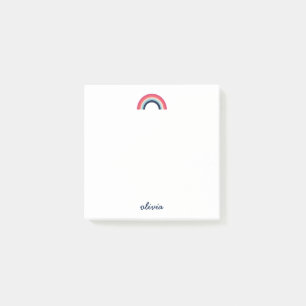 Regnbågskript, Namn, Personlig Post-it Block
