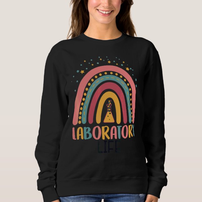 Regnbågslaboratorium Laboratorietekniker Lab T Shirt (Framsida)