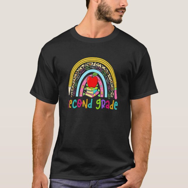 Regnbågslaget i andra Klass, Klass B, första dagen T Shirt (Framsida)
