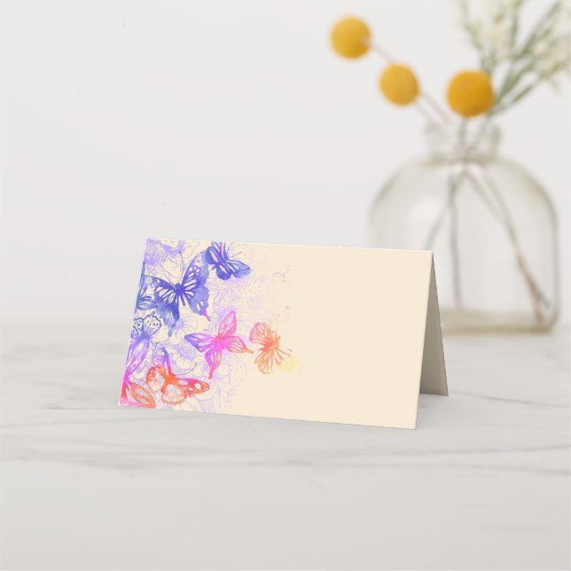 Regnbågslampor Placeringskort (Framsida)