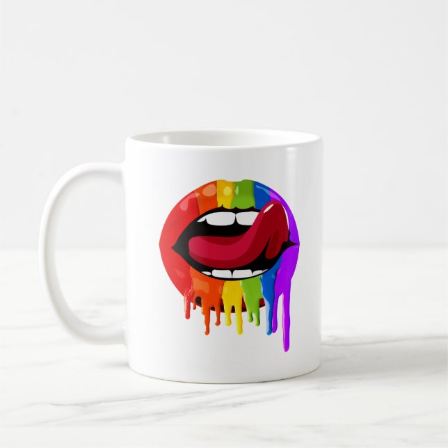 REGNBÅGSLÄPPAR KAFFEMUGG (Vänster)
