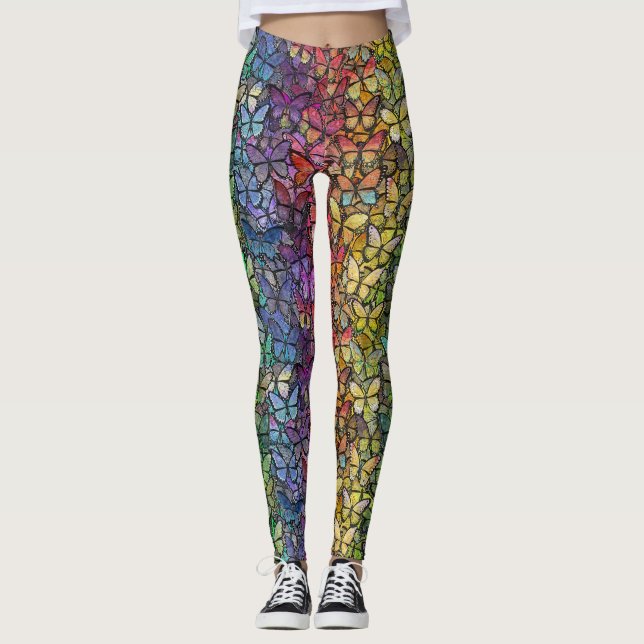 regnbågslaster leggings (Framsida)