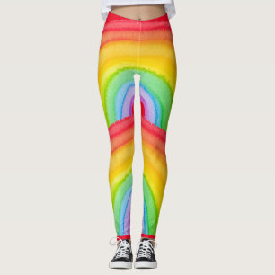REGNBÅGSLEGGINGS YOGA BYXOR
