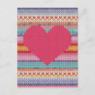 Regnbågsliknande retorik faux woolen sticka valent helg vykort