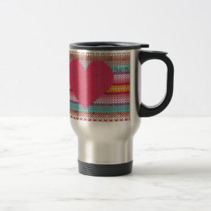 Regnbågsliknande retorik faux woolen sticka valent resemugg