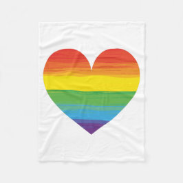 Regnbågsljud Fleecefilt