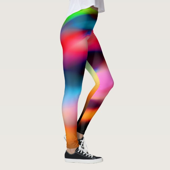 Regnbågsljus - fotografi leggings (Höger)