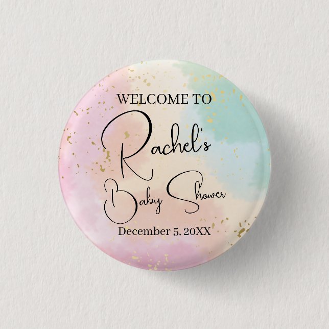 Regnbågslussaren Färg vattenfärgsfärg, Anpassnings Knapp (Framsida)