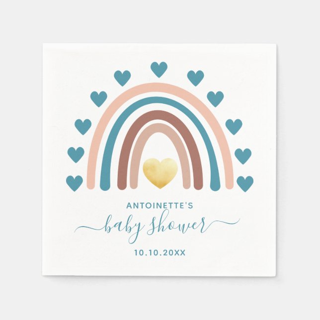 Regnbågslusslor Pappersservett (Framsidan)