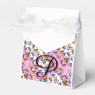 Regnbågsmandala Stolt Monogram - Levande Geometris Presentaskar