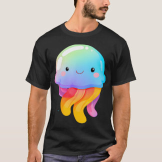 Regnbågsmanet Kawaii T Shirt