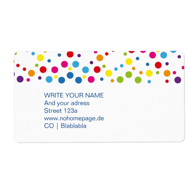 Regnbågsmärken Fraktsedel (Framsidan)