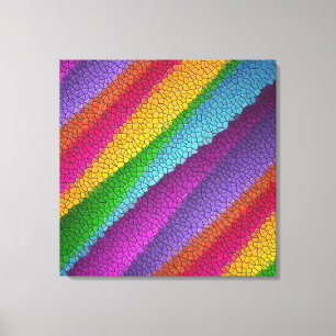 regnbågsmaskad canvas