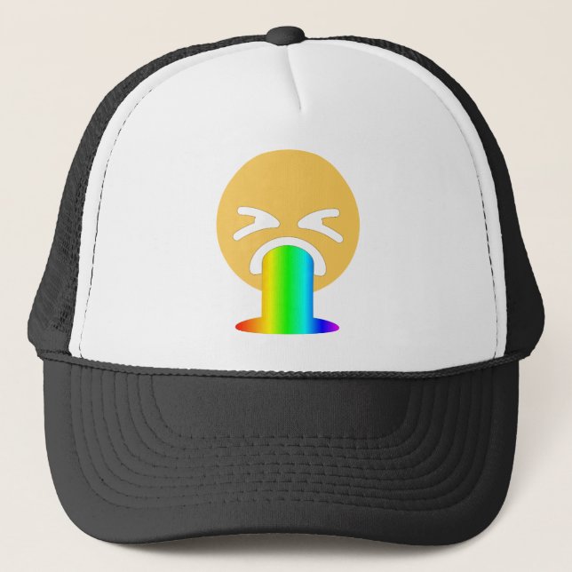 regnbågsmoke emoji keps (Framsida)