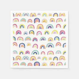 Regnbågsmönster Pappersservett