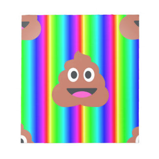 regnbågsmopemoji anteckningsblock