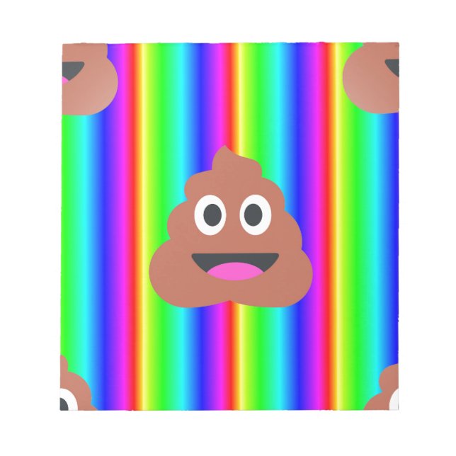 regnbågsmopemoji anteckningsblock (Framsida)