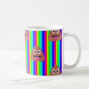 regnbågsmopemoji kaffemugg