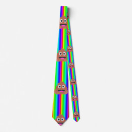 regnbågsmopemoji slips