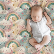 Regnbågsmyskmössa för babys komfort