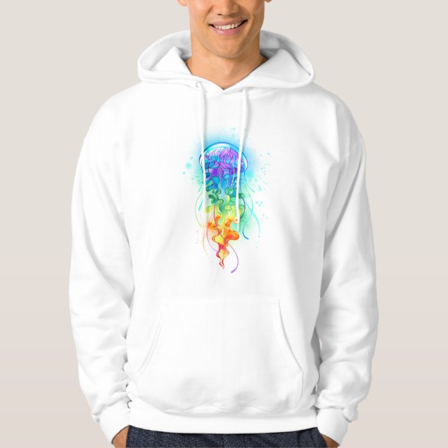 Regnbågsnäcka Hoodie (Framsida)
