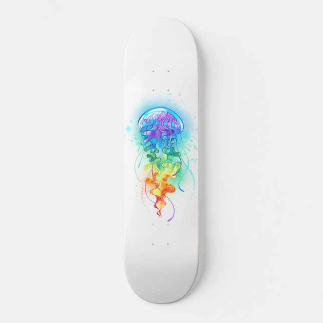 Regnbågsnäcka Mini Skateboard Bräda 18,5 Cm (Framsida)