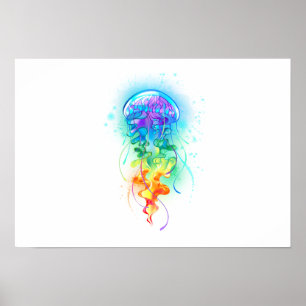 Regnbågsnäcka Poster