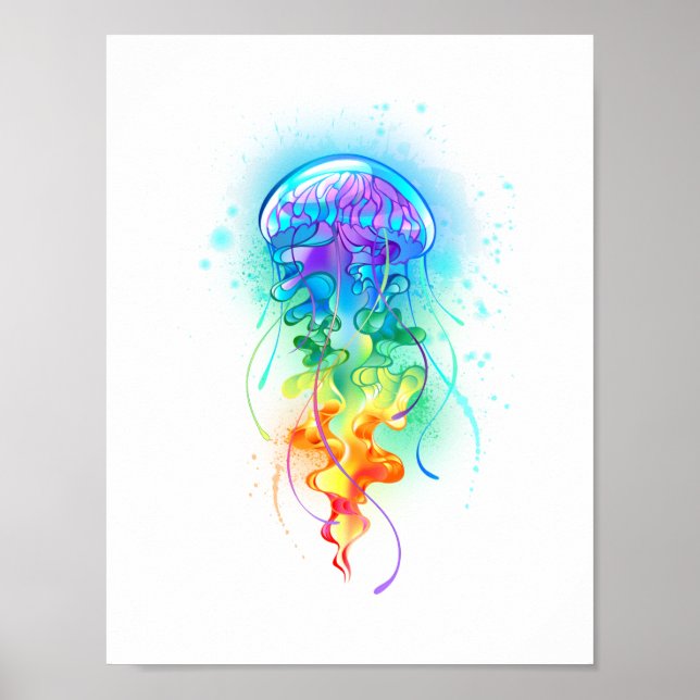 Regnbågsnäcka Poster (Framsidan)
