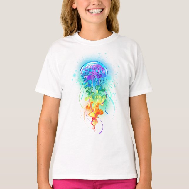 Regnbågsnäcka T Shirt (Framsida)