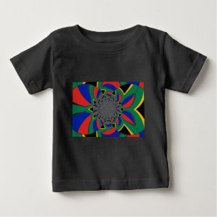 Regnbågsnation: Vibrant South Afrika Art Skriv ut Tee
