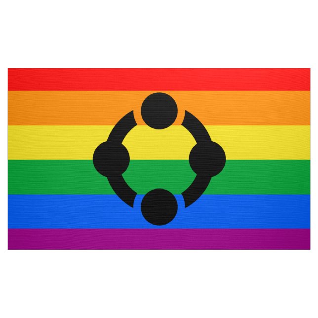 Regnbågsnisch HBTQ-flagga Tyg (Yard)