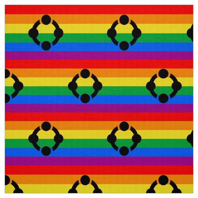 Regnbågsnisch HBTQ-flagga Tyg (Provkarta)
