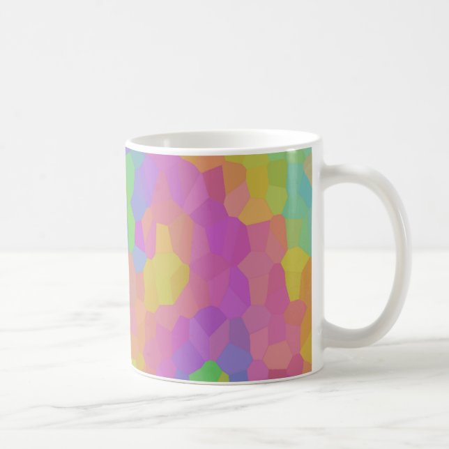 Regnbågsoljemosaiker Kaffemugg (Höger)