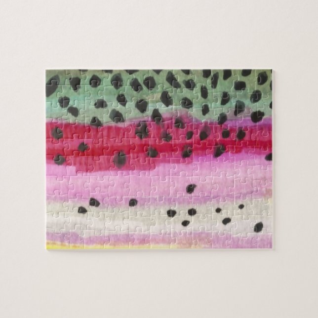 Regnbågsöring, Flygfiske Pussel (Horisontell)