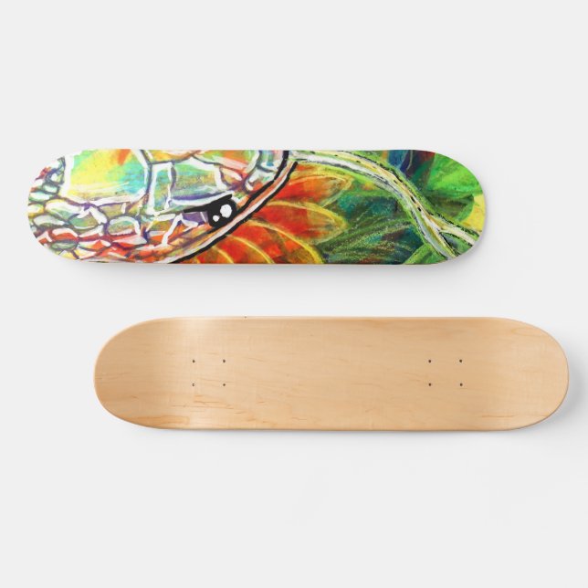 Regnbågsormen  mini skateboard bräda 18,5 cm (Horz)