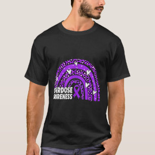 Regnbågsöverdosering Medvetenhet Lila Månad T Shirt