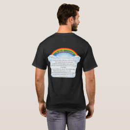 Regnbågspakt över moln t shirt