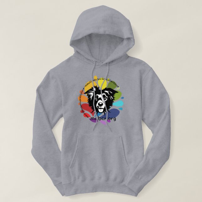 Regnbågspalett Basic Hooded Sweatshirt (Design framsida)