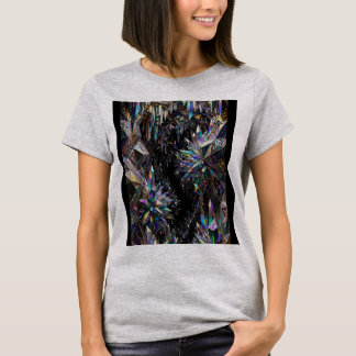 Regnbågsprismatiska stalaktiter | Lyxig holografis T Shirt