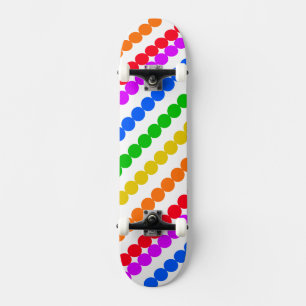 Regnbågspunkter Skateboard Bräda 20,5 Cm