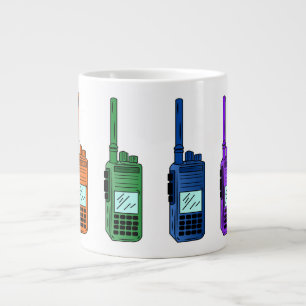 Regnbågsradio Jumbo Mugg