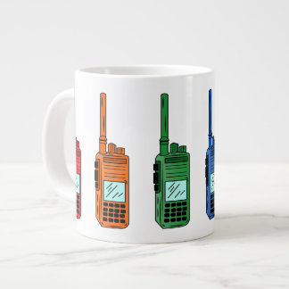Regnbågsradio Jumbo Mugg