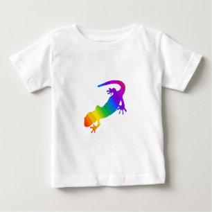 Regnbågsrandig salamander t-shirt