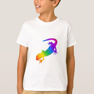 Regnbågsrandig salamander t shirt