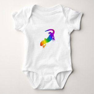 Regnbågsrandig salamander tee shirt