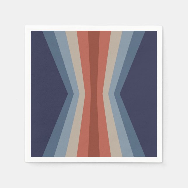 Regnbågsreflektion i stil pappersservett (Framsidan)