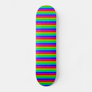 Regnbågsremsor - Mönster Skateboard Bräda 20 Cm