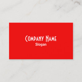 Regnbågsröd Visitkort